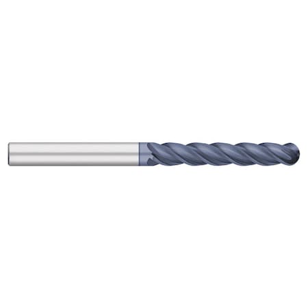 Kodiak Cutting Tools 3/8 VI Pro 4 Flute Carbide Endmill Extra Long Ball ALCRO-MAX Coated 5555776